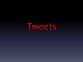 Tweets
 