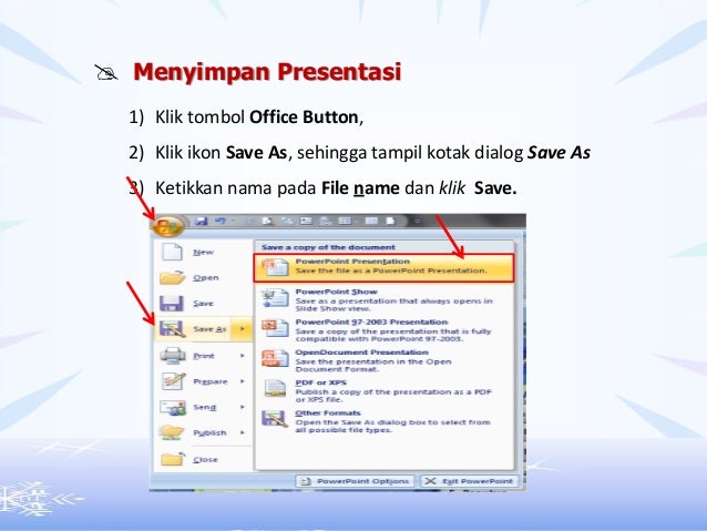 Powerpoint untuk pembelajaran matematika