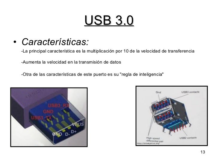 Usb caracteristicas