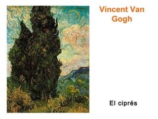 Vincent Van Gogh El ciprés 