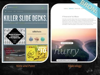 Note and Point Slide:ology
 