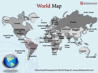 Powerpoint World Map - Slide World