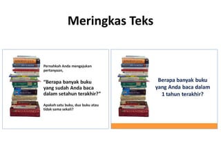 Meringkas Teks
 