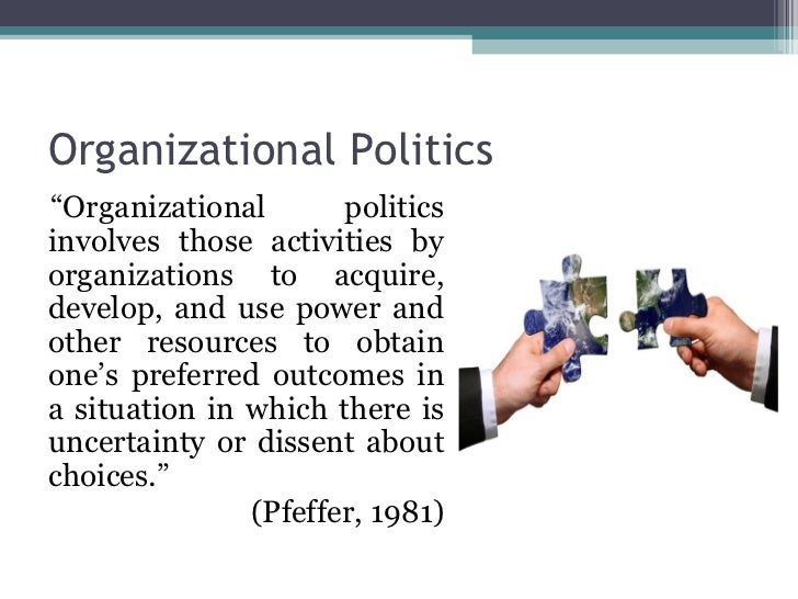 Organizational politics research paper