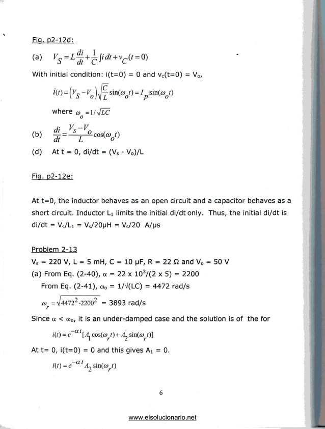 Power power electronics (solution manual) by M.H.Rashid.pdf