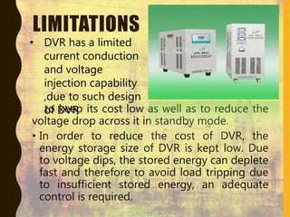 power quality improvement by using DVR | PPTX