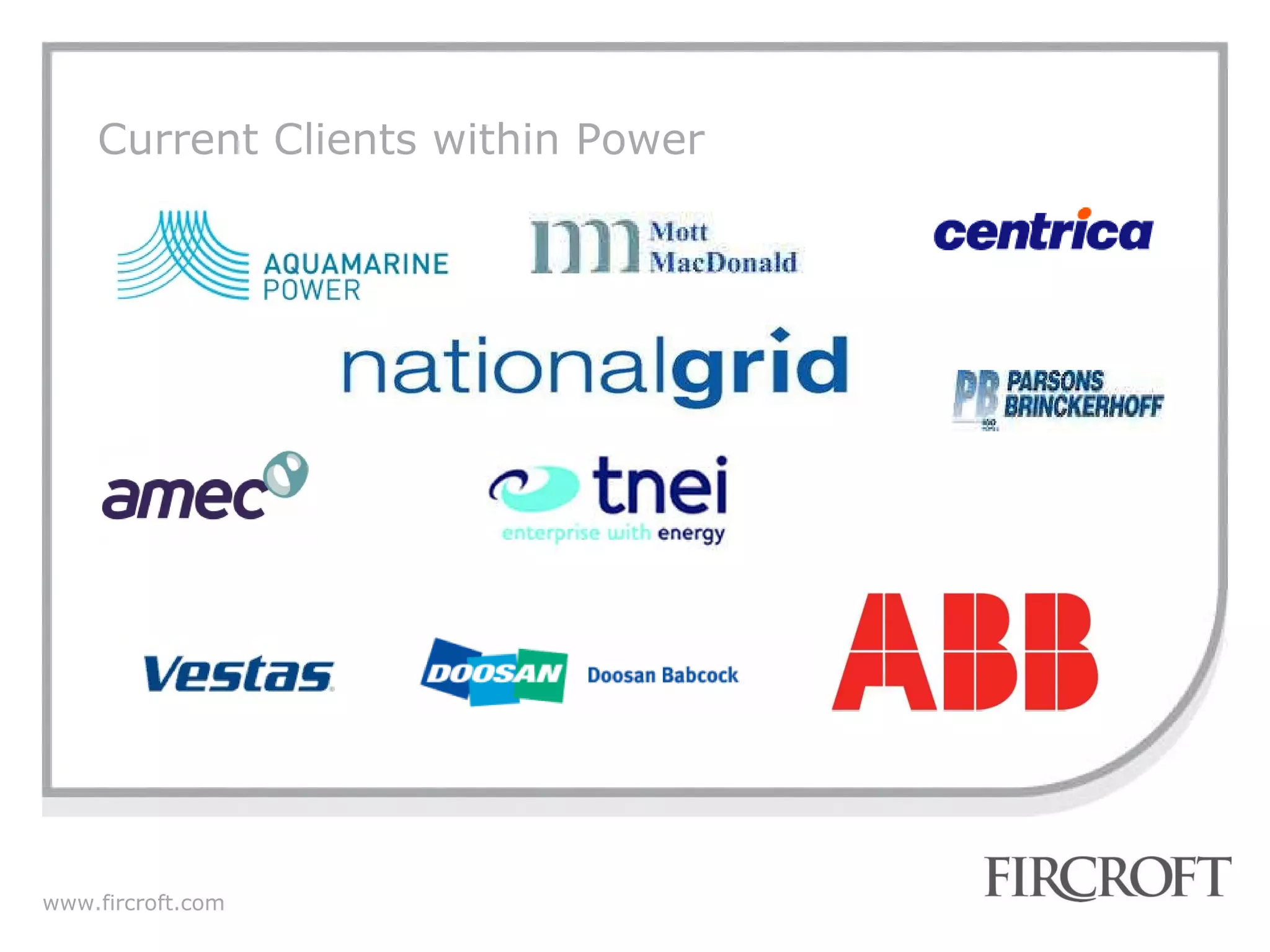 Current Clients within Power 