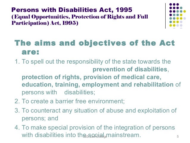 Persons with disabilities Persons with disabilities