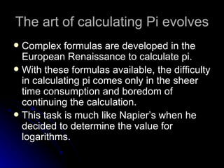 Power presentation of pi