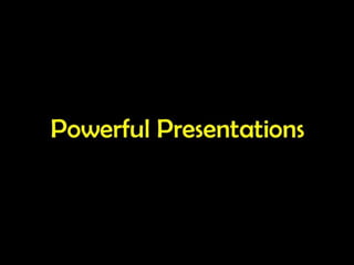 Power presentations and points