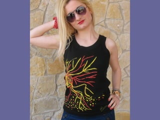 CAMISETAS PINTADA A MANO PRIMAVERA VERANO