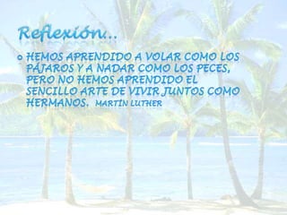NUESTRAS METAS PARA EL CURSOAplicar estrategias que permitan que el curso sea reflexivo y asertivo.Dirigir adecuadamente los procesos de percepción de las realidades estudiadas. Propiciar ambientes generadores de convivencia.Utilizar la argumentación y el parafraseo para dirimir conflictos.Utilizar en la cotidianidad de las aulas mecanismos de participación ciudadana.
