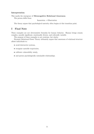 Dynamic Relational Power Theory: Understanding Human Interaction ...