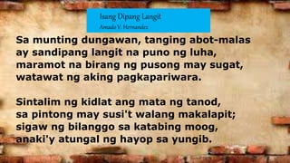 Panitikan sa Panahon ng Isinauling Kalayaan 1946-1971 | PPTX