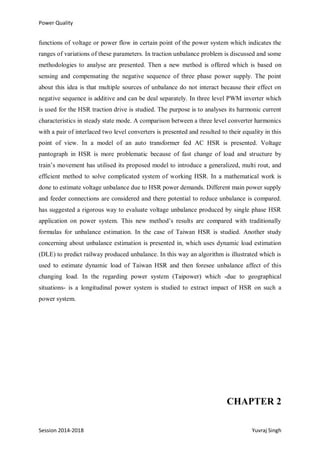 report on the Power quality | PDF