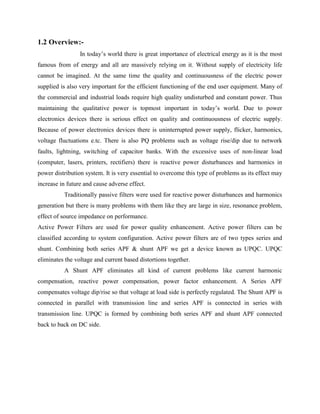 Power quality improvement using UPQC | PDF