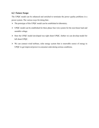 Power quality improvement using UPQC | PDF