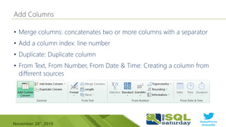 #sqlsatParma
#sqlsat462November 28°, 2015
•
•
•
•
 