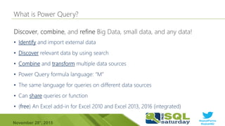 #sqlsatParma
#sqlsat462November 28°, 2015
•
•
•
•
•
•
•
 