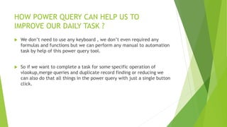 Power query | PPTX