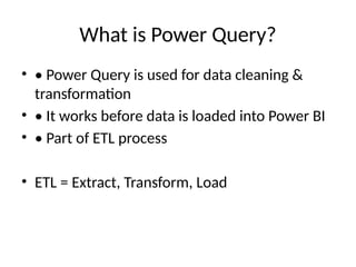 Power_Query_Basics_For_Students.pptx Anisha | PPTX