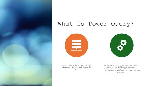 Power Query Introduction for basic users | PPTX