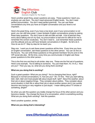 Power questionstext | PDF