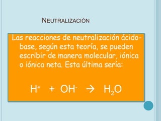 NEUTRALIZACIÓN
 