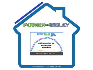 making solar pv
          even more
           effective




www.skentsolar.co.uk – 0800 138 3051
 