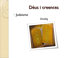 Déus i creences Judaisme Decàleg 