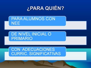 ¿PARA QUIÉN?¿PARA QUIÉN?
 