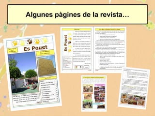 Algunes pàgines de la revista…
 