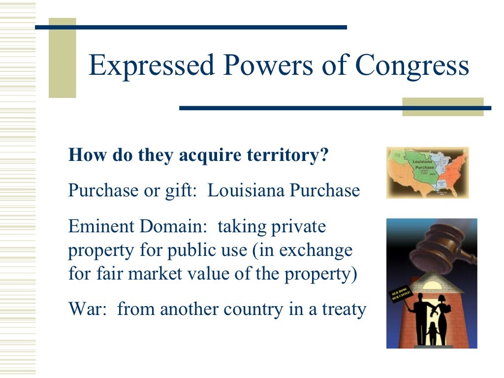 Powers Of Congress