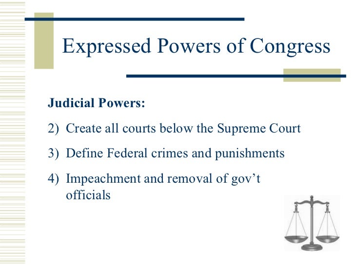 Powers Of Congress
