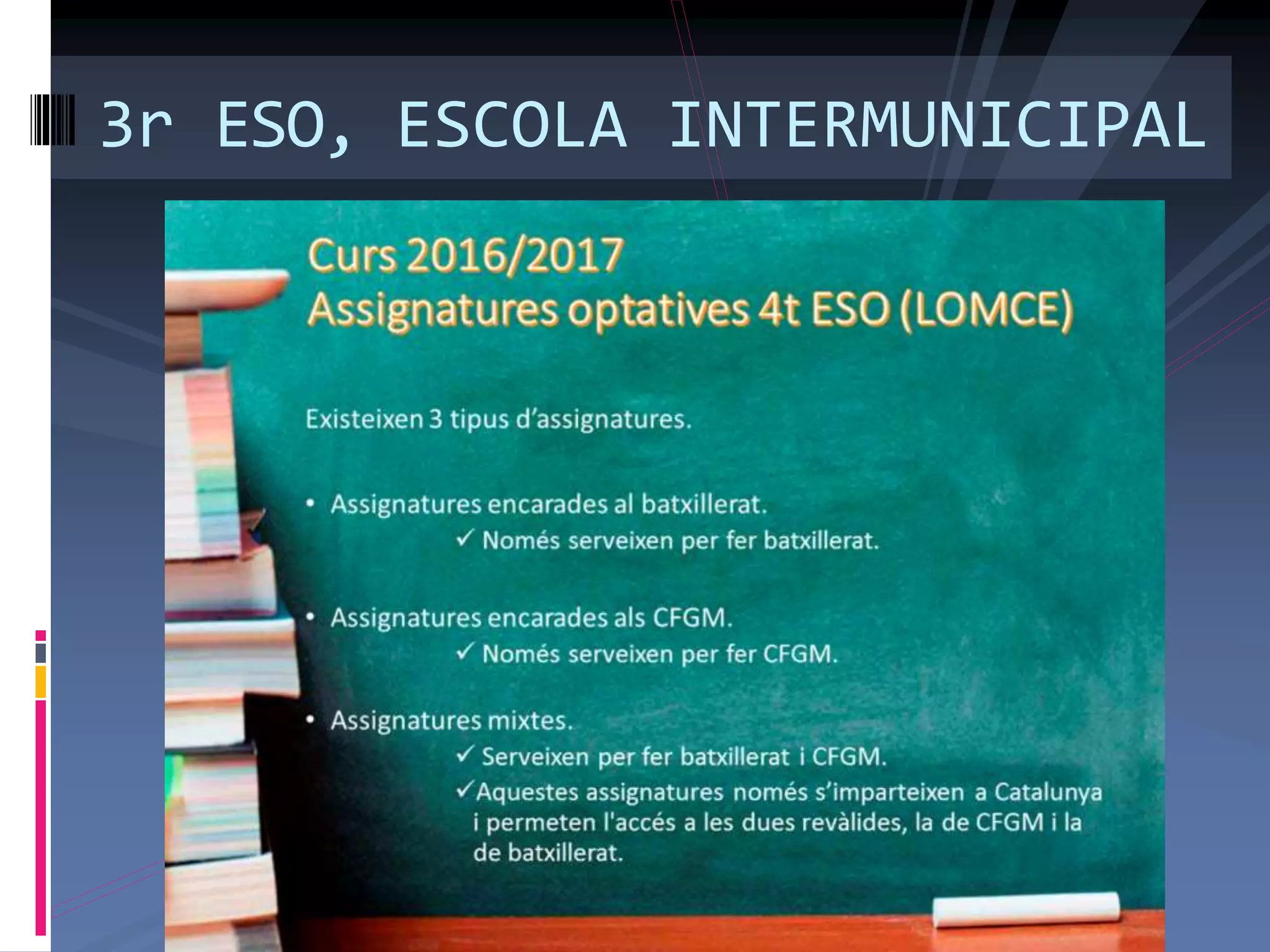 3r ESO, ESCOLA INTERMUNICIPAL
 