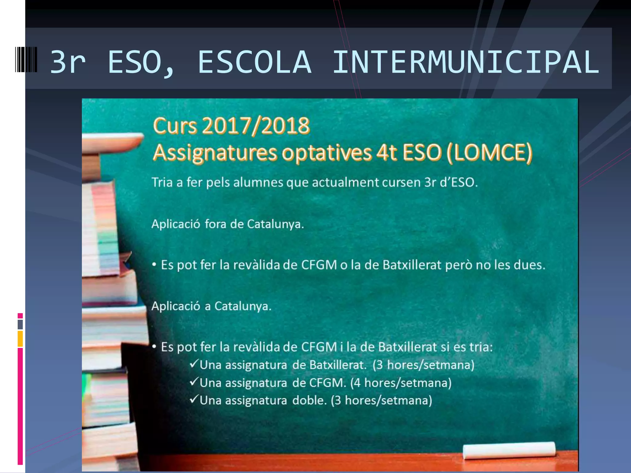 3r ESO, ESCOLA INTERMUNICIPAL
 