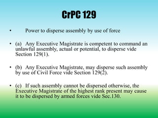 Powers and duties of executive magistrates | PPTX
