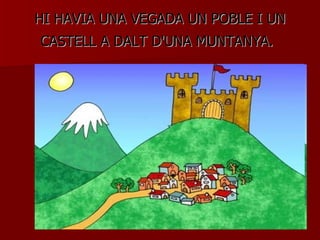 HI HAVIA UNA VEGADA UN POBLE I UN CASTELL A DALT D'UNA MUNTANYA.   