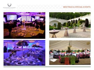 MEETINGS & SPECIAL EVENTS
 