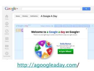 http://agoogleaday.com/
 