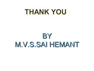 BYBY
M.V.S.SAI HEMANTM.V.S.SAI HEMANT
 