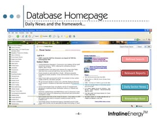 Database HomepageInfralineEnergyTM--4--Daily News and the framework…