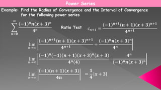 Power series | PPTX