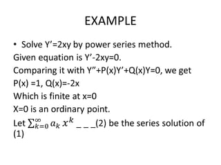 Power Series Power Series