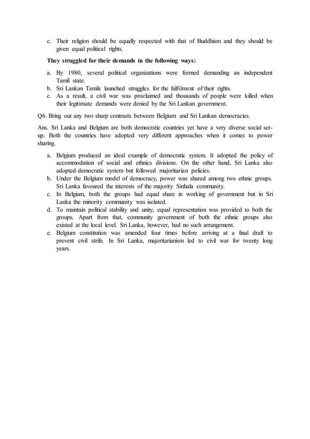 POWER SHARING CLASS 10 SHORT NOTES visual data 4