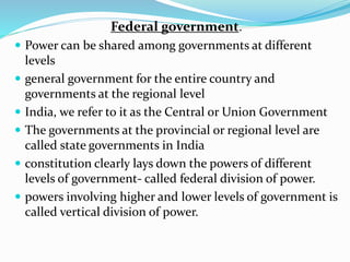 Power sharing-Grade 10 | PPTX