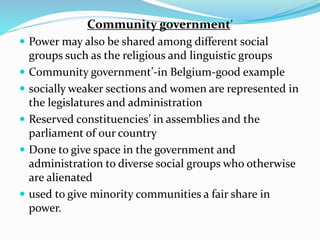 Power sharing-Grade 10 | PPTX