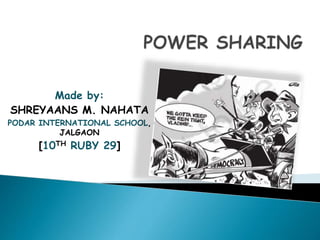 Made by:
SHREYAANS M. NAHATA
PODAR INTERNATIONAL SCHOOL,
JALGAON
[10TH RUBY 29]
 