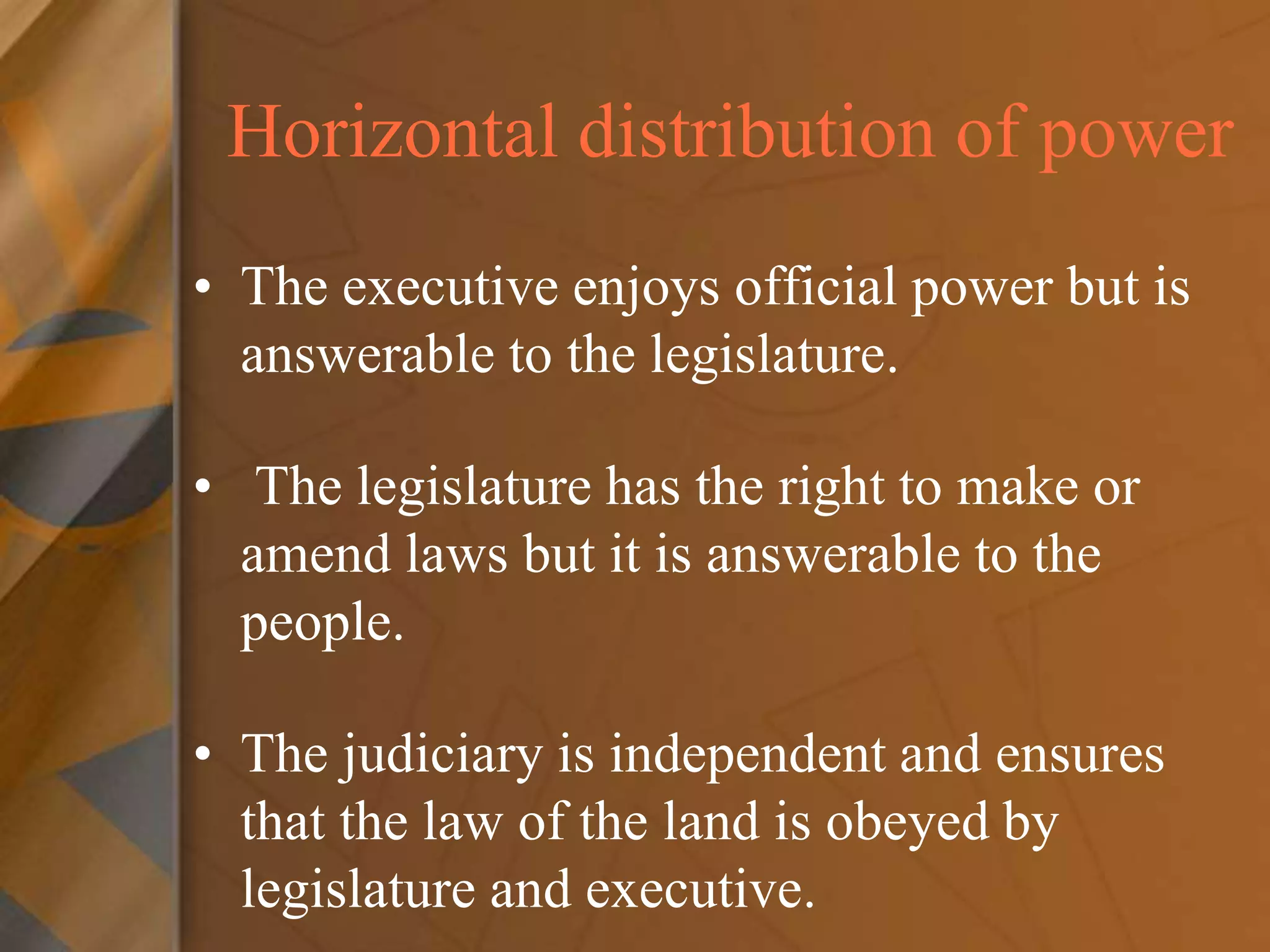 Horizontal Power Power sharing in india | PPTX