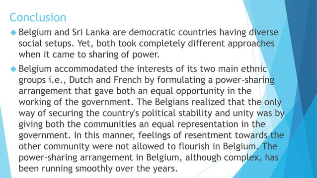 Power Sharing in belgium and sri lanka class 10 | PPTX